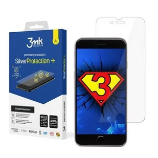 3MK Silver Protect+ iPhone 6/6S Folia Antymikrobowa montowana na mokro - Folie ochronne do telefonów - miniaturka - grafika 1