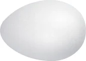 Ozdoby bożonarodzeniowe - JAJKO STYROPIANOWE duże jajo jaja 40cm ozdoba ze styropianu na WIELKANOC - miniaturka - grafika 1