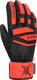 Reusch Rękawice Reusch Worldcup Warrior Prime R-TEX XT Junior Black Fluo Red 2023 - Rękawice narciarskie - miniaturka - grafika 1