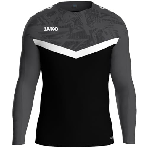 JAKO Iconic bluza męska i damska – oddychająca bluza sportowa unisex z ocieplającą polarową stroną wewnętrzną, maksymalna swoboda ruchów