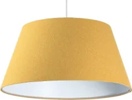 Lampy sufitowe - Lampa wisząca Lumes Żółto-biała lampa wisząca dzwon - S410-Egida - miniaturka - grafika 1