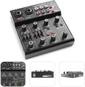 Akcesoria do komputerów stacjonarnych - Mikser 4-kanałowy USB VMM401 Vonyx one size - miniaturka - grafika 1