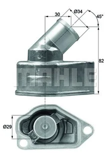 Termostat, płyn chłodzący Mahle TI 9 87 - Termostaty - miniaturka - grafika 1