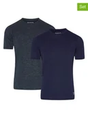 Koszulki męskie - Reebok Koszulki (2 szt.) w kolorze granatowym - miniaturka - grafika 1