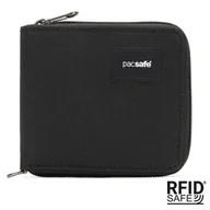 Portfele - Portfel męski mały RFID Pacsafe - czarny - miniaturka - grafika 1