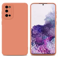 Etui i futerały do telefonów - Pokrowiec Cadorabo do Samsung Galaxy S20 z pomarańczowym silikonowym etui TPU na telefon komórkowy - miniaturka - grafika 1