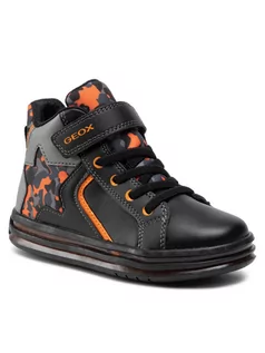 Buty dla chłopców - Geox Sneakersy J Pawnee B. A J16FGA 054FU C0038 S Czarny - grafika 1
