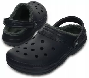 Lekkie Klapki Męskie Ocieplane Chodaki Crocs 43,5 - Klapki i japonki męskie Lekkie Klapki Męskie Ocieplane Chodaki Crocs 43,5 - Klapki i japonki męskie - miniaturka - grafika 1