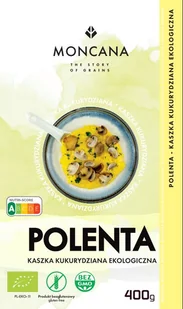Moncana Ekologiczna polenta bezglutenowa kaszka kukurydziana 400 g - Zdrowa żywność - miniaturka - grafika 1