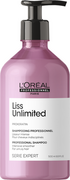 Szampony do włosów - L'oreal Professionnel Serie Expert Liss Unlimited 500ml szampon wygładzający do włosów niezdyscyplinowanych - miniaturka - grafika 1