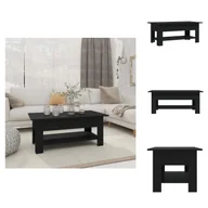 Ławy i stoliki kawowe - vidaXL Stolik kawowy czarny 102x55x42 cm materiał drewnopochodny - Stoliki kawowe - miniaturka - grafika 1