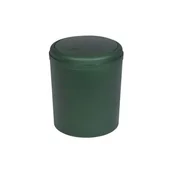 Kosze na śmieci - Kubełek 5 l matowy zieleń butelkowa - miniaturka - grafika 1