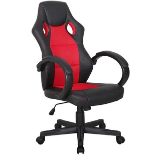 Fotel CX1145H czerwony/czarny - Fotele gamingowe - miniaturka - grafika 1