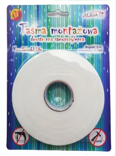 Taśma piankowa samoprzylepna, dwustronna 18 mm x 5 m - Dekoratorstwo - miniaturka - grafika 1