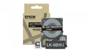 Taśmy do drukarek barwiące - EPSON Matte Tape Black/White 24mm 8m LK-6BWJ - miniaturka - grafika 1