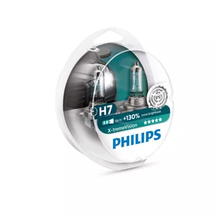 Żarówki PHILIPS H7 X-tremeVision - Żarówki samochodowe - miniaturka - grafika 1