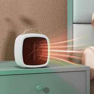 Grzejnik elektryczny farelka termowentylator mini 500W nagrzewnica ogrzewacz biurkowy do kontaktu Alogy biały - Pozostałe akcesoria do telefonów - miniaturka - grafika 25