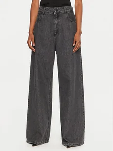 Rinascimento Jeansy CFC0120195003 Szary Regular Fit - Spodnie damskie - miniaturka - grafika 1