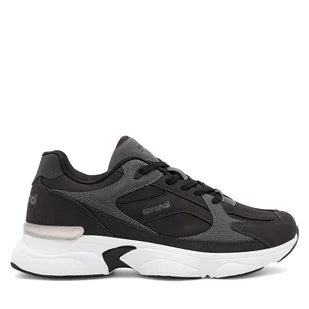 Sneakersy Sprandi MPJF-2308-6 Czarny - Sneakersy męskie - miniaturka - grafika 1