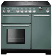 Kuchenki gazowo-elektryczne - Kuchnia z płytą indukcyjną FALCON Infusion 90 Zielony mineral chrom - miniaturka - grafika 1