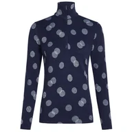 Bluzy sportowe damskie - Bluza damska Icebreaker W Mer 260 Vertex LS Half Z FallFl Rozmiar: S / Kolor: ciemnoniebieski - miniaturka - grafika 1