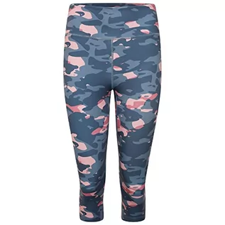 Spodnie damskie - Dare 2b Damskie spodnie Influential 3/4, pudrowy różowy nadruk kamuflażowy, 12 - grafika 1