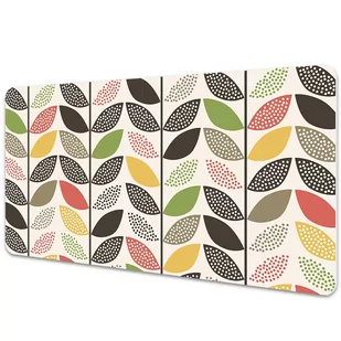 Mata ochronna z nadrukiem Kolorowy wzór 90x45 cm - Podkładki na biurko - miniaturka - grafika 1