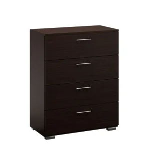 Komoda Z Szufladami Wenge 80Cm B8-Z85 - Komody - miniaturka - grafika 1