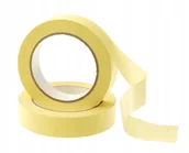 Folie i taśmy malarskie - TAŚMA MALARSKA PAPIEROWA MASKUJĄCA 19MMX25M - miniaturka - grafika 1