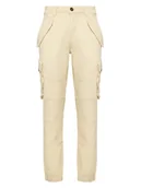 Spodnie męskie - Alpha Industries Spodnie materiałowe Combat 126215 Écru Slim Fit - miniaturka - grafika 1