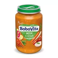 Dania dla dzieci - Bobovita Obiad Indyk w ziołach z warzywami po 9 miesiącu 190 g - miniaturka - grafika 1