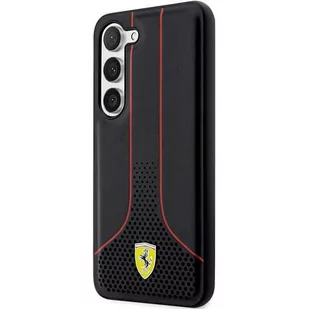Ferrari FEHCS23MPCSK S23+ S916 czarny/black hardcase Perforated 296 P - Etui i futerały do telefonów - miniaturka - grafika 2