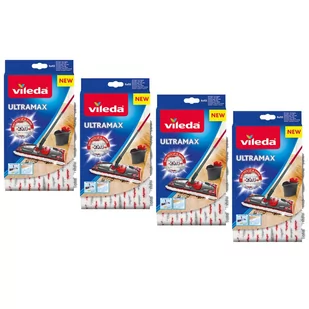 Vileda FHP Zestaw Ultramax wkład 4 szt zes000763 - Miotły, szufle, mopy - miniaturka - grafika 1