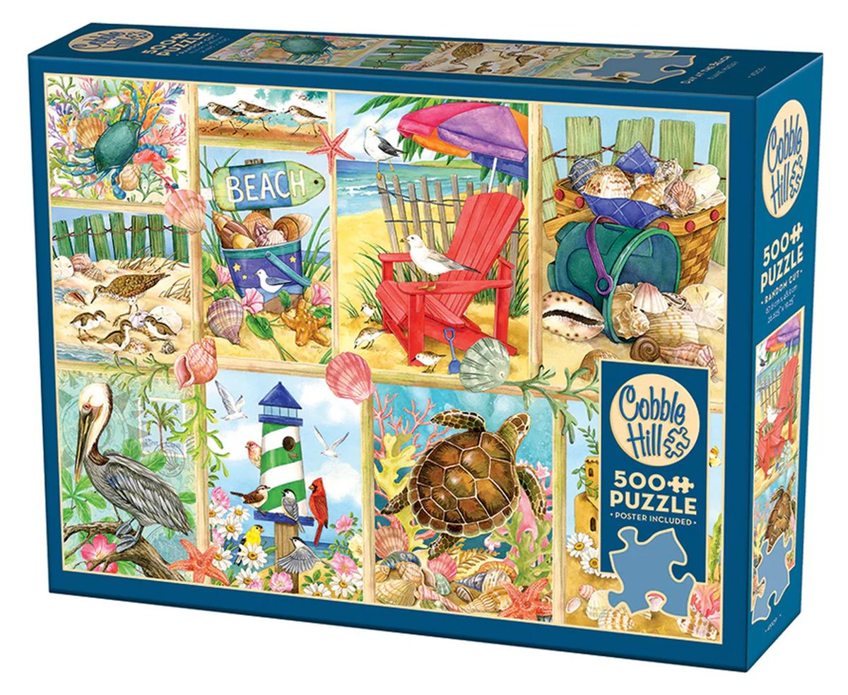 Cobble Hill, Puzzle, Dzień na plaży, 500 el.