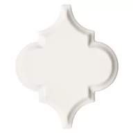 Płytki ceramiczne - Mozaika ceramiczna Arabesco white 13.1x15.8 cm - miniaturka - grafika 1