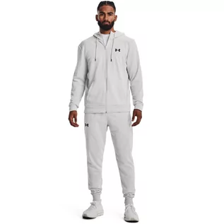 Spodnie sportowe męskie - Męskie spodnie treningowe UNDER ARMOUR UA Armour Fleece Joggers - białe - grafika 1