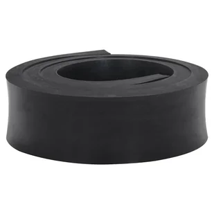 vidaXL Gumowa krawędź do pługa śnieżnego czarna 180x8x2 cm - Zamiatarki - miniaturka - grafika 1