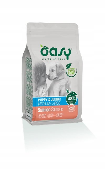 OASY Puppy&Junior M/L Łosoś 2,5kg