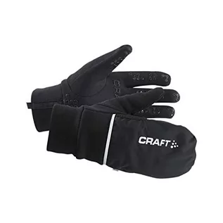 Rękawiczki - Craft Rękawiczki rowerowe długie 2 w 1 Hybrid Weather Gloves, czarne, XL - grafika 1