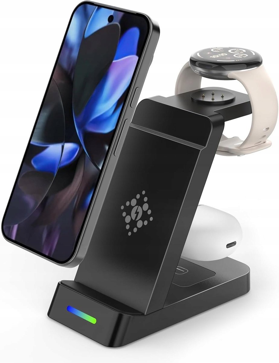 STACJA ŁADUJACA DO GOOGLE PIXEL WATCH 3 / 2 FITBIT ACE LTE STOJAK ŁADOWARKA