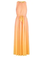 Sukienki - ApartFashion Damska sukienka szyfonowa, morelowa, wielokolorowa, normalna, morelowo-wielokolorowy, 40 - miniaturka - grafika 1