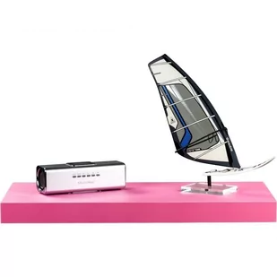 RÓŻOWA PÓŁKA NAŚCIENNA WISZĄCA VOLATO 40 CM - Półki do salonu - miniaturka - grafika 2