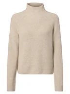 Swetry damskie - Marc O'Polo Sweter damski Kobiety Bawełna beżowy jednolity, XL - miniaturka - grafika 1