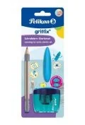 Przybory szkolne - Pelikan Zestaw Griffix ołówek + temperówka + gumka - miniaturka - grafika 1
