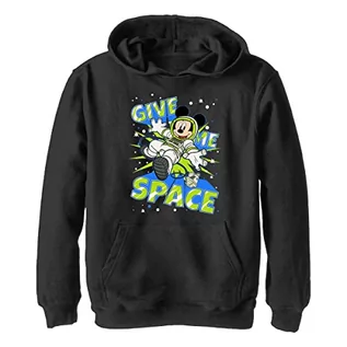 Bluzy dla chłopców - Disney Chłopięca bluza z kapturem Spacey Mickey, czarny, XL - grafika 1