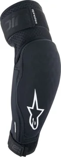 Alpinestars Ochraniacze na łokcie ALPINESTARS A-IMPACT PLASMA ELITE ELBOW PROTECTORS, Black White, Ochrona level 2 Rozmiar: XL - Kurtki rowerowe - miniaturka - grafika 1