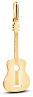 Wisiorki - KLASYCZNA ZŁOTA ZAWIESZKA GITARA AKUSTYCZNA GUITAR 14KT 585 - miniaturka - grafika 1