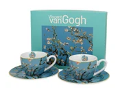 Filiżanki - Zestaw 2 filiżanek espresso 90 ml Van Gogh Almond Blossom - miniaturka - grafika 1