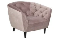 Fotele - D2.Design Fotel Ria VIC Dusty rose 190250 - miniaturka - grafika 1