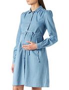 Sukienki - Noppies Damska sukienka Nursing Long Sleeve Kaly, Niebieski kwasowy - P538, 38 PL - miniaturka - grafika 1
